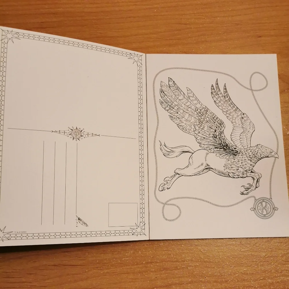 Harry Potter Postcard/Colouring Book - Picture 5 of 6